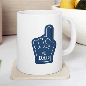 Coffee Mug, Dad Gift, Father's Day Mug, #1 Dad, 11oz or 15oz Size - Picture 1 of 12