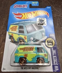 Scooby-Doo 2017 Hot Wheels! The Mystery Machine *PEGATINA SELLADA DE FÁBRICA* NUEVA - Imagen 1 de 4