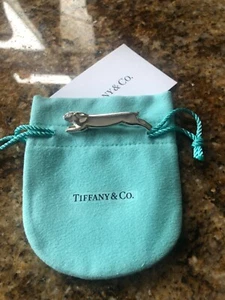 TIFFANY & CO RABBIT STERLING SILVER BROOCH PIN - Picture 1 of 4