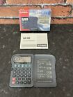 Vintage Casio QA-100 Time Face, Handheld Calculator With Built In Clock & Alarm