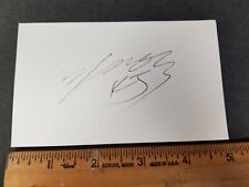 GOLFER K.J. CHOI HAND SIGNED 3X5 CARD W/COA JSA AVAILABLE FREE S&H ND
