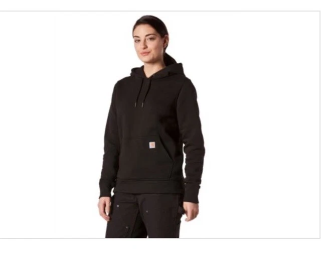 Carhartt Women's Hoodie Rain Defender Relaxed Midweight Graphic Charcoal 106172