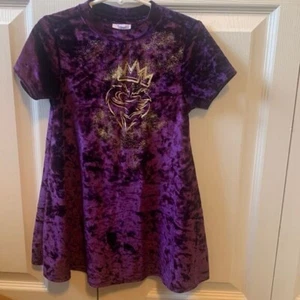 Disney Store Descendants Purple Velour Dress Costume Size 4T - Picture 1 of 3