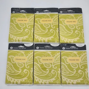 48 amerikanische Grußkarten "Danke" limettengrün mit Umschlägen  - Bild 1 von 2