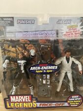 ToyBiz Marvel Legends FaceOff Punisher Vs Jigsaw 2Pack White Suit Variant