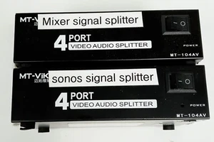 4 WAY COMPOSITE VIDEO & STEREO AUDIO  - Picture 1 of 3