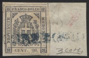 MODENA - 1859 frammento recante 20 C. - (35/FM23) - Picture 1 of 2