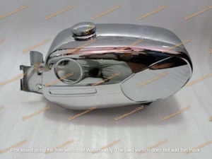 Zündapp Ks 50 Super Sport Type 517-20 Chrome Gas Petrol Tank 1971 + Cap - Picture 1 of 5