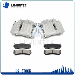 Rear Brake Calipers + Ceramic Pad For 2001 2002 2003 2004-2006 GMC Sierra 1500 - Picture 1 of 11