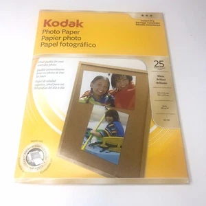 Kodak Photo Paper ~ Gloss Instant Dry 8.5 x 11 25 Sheets New Open Package - Bild 1 von 1