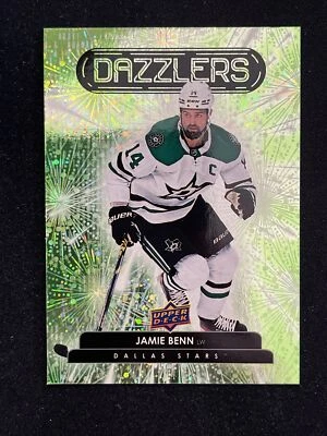 22-23 UD Series 1 Hockey Green Dazzlers DZ-47 Jamie Benn - Image 1 of 2