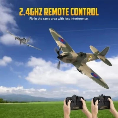 Volantex WWII Spitfire 3CH RC Plane 2.4G Remote Control Fighter Aerobatic RTF - Image 1 of 4