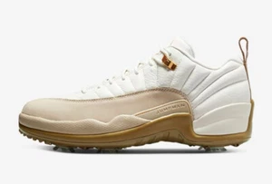 Nike Air Jordan 12 XII Golf G Low Sail Treibholz Masters Gold DM9016-109 Größe 12 - Bild 1 von 5