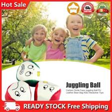 Cartoon Smile Face Juggling Ball PU Skóra Torba fasola Dzieci Interaktywna gra Zabawki