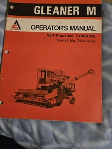 ALLIS CHALMERS GLEANER COMBINE MODEL M OPERATORS MANUAL - Picture 1 of 2