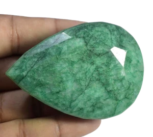524.60 Ct Natural Huge Green Pear Emerald Earth-Mined Certified Museum Gemstone - Bild 1 von 6