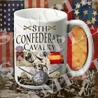 8. Konföderierte Kavallerie 15-Unzen amerikanischer Bürgerkrieg Thema Kaffeetasse/Tasse