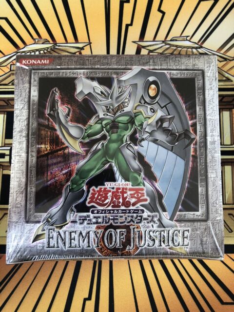 Yu-Gi-Oh! TCG Enemy of Justice Sealed Collectible Card Game Boxes