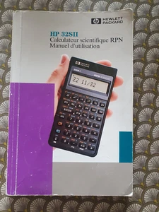Hewlett Packard HP 32SII Manual Manuel 1991 Edition 1 en Français French - Photo 1/3