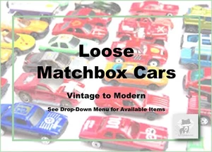 Matchbox Loose Cars Many Years and Models, Vintage, Modern-Pick Your Favorite! - Picture 1 of 33