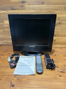 Matsui 15" LED TV With Built in DVD Player & Freeview 12v – Remote & Power Cable - Picture 1 of 21