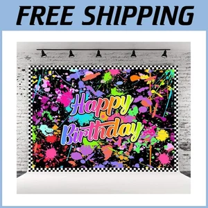 Colorful Graffiti Splatter Photo Booth Prop - Picture 1 of 7