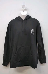 Boogie T Smoking Man V2 Front & Back Print Pullover Sweatshirt Hoodie XL Black - Picture 1 of 7