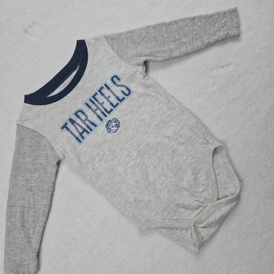 Body bebé niño Wes and Willy tacón alquitranado manga larga 6M gris azul UNC Foto 1 de 4