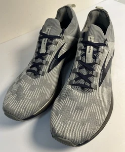Brooks Ricochet 2 Men's Size 13 Grey/Navy Athletic Road Running Sneakers - Picture 1 of 10