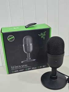 Razer Seiren Mini USB Ultra-Compact Condenser Microphone Tested Working Good - Picture 1 of 15