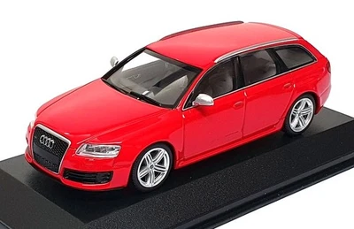 Minichamps 1/43 Scale 400 017210 - 2007 Audi RS 6 Avant - Met. Red - Image 1 of 4
