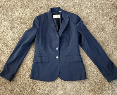 Banana Republic Blazer Women’s Size 2 Classic Suit Jacket Navy Blue - Image 1 of 4