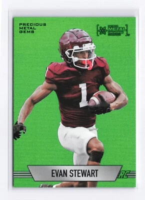 2024 Skybox Metal Universe Champions Evan Stewart (4/10) RC PMG Green Foundation - Image 1 of 2