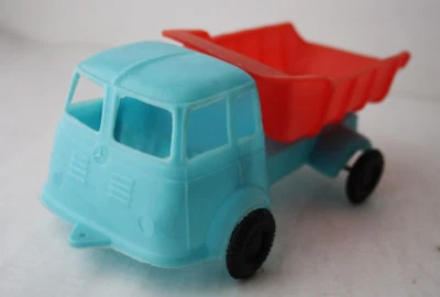 RARO CAMIÓN DE VOLTEO VINTAGE AÑOS 70 MERECESSEDS BEDFORD PLÁSTICO 18 cm/7" GRECIA GRIEGO ¡NUEVO! Foto 1 de 4