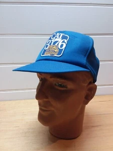 Vintage CAT caterpillar 3176 trucker hat snapback rare - Picture 1 of 5