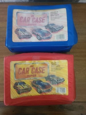 Vintage Tara Matchbox Hot Wheels Die-Cast Car Case Carrier Storage Case Lot Of 2 - Image 1 of 4