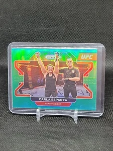 Carla Esparza 2022 Panini Prizm UFC #77 Green Prizm (CH) - Picture 1 of 2
