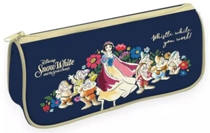 Genuine Disney Snow White And The Seven Dwarfs Pencil Case Zipped Stationery - Picture 1 of 1