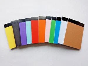 NOTEPADS A7 JOTTER POCKET NOTEBOOK MEMO COLOURED COVER 100 SHEET PER PAD - Picture 1 of 51