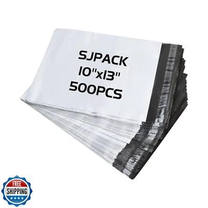 SJPACK 10x13-inch 500 Bags 2.5 Mil Poly Mailers Envelopes Bags With Self-seal - Bild 1 von 5
