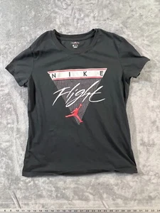 Jordan Shirt Youth XL Black Short Sleeve Logo Air Jumpman Graphic Tee Basketball - Picture 1 of 6