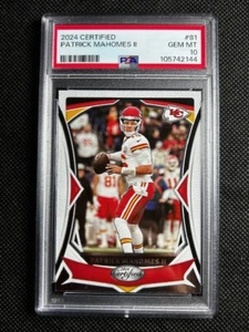 2024 PANINI CERTIFIED PATRICK MAHOMES II #81 PSA 10 GEM MINT KANSAS CITY CHIEFS - Picture 1 of 2