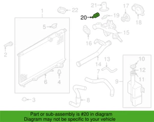 OEM Failure Misfire Sensor for 1999-2006 Hyundai Kia Various Models 27370-38000 - Picture 1 of 6