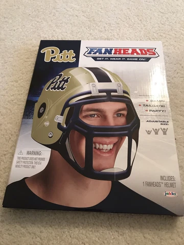 Pittsburgh PITT Panthers Fanheads Helmet Laminated Tailgate Adjustable NEW Cover