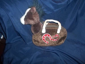 PRECIOUS PONY Cartera de Peluche Porta Mascotas Marrón AURORA-Bin G - Imagen 1 de 4