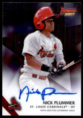 2015 Bowman's Best #B15-NP Nick Plummer Best of 2015 Autographs - Image 1 of 2