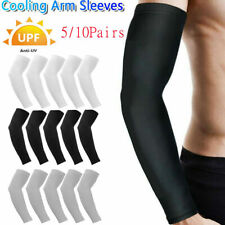 10 Pair Cooling Arm Sleeves Cover UV Sun Protection Outdoor Sports For Men Women