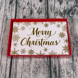 American Greetings Merry Christmas Greeting Cards Pack of 10 Cards - Picture 1 of 12