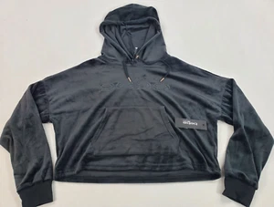 BEBE Sport women hoodie seatshirt BB2337A black polyester spandex L - Picture 1 of 7