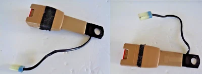 JAGUAR XJS 92 93 DELANTERO IZQUIERDO Y DERECHO CINTURÓN DE SEGURIDAD HEBILLA CONJUNTO CEBADA AFW Foto 1 de 4